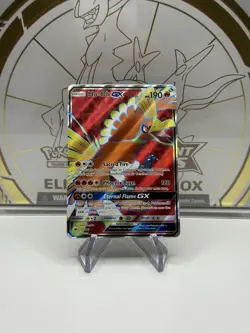 2017 Pokemon Ho-Oh GX (Full Art) 131/147 SM Burning Shadows Pokemon TCG - Image 1