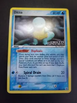 Ditto (Squirtle) 64/113 Pokemon Delta Species Stamped - Image 2