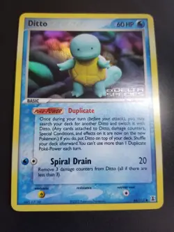Ditto (Squirtle) 64/113 Pokemon Delta Species Stamped - Image 3
