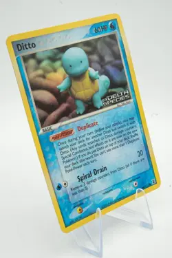 Pokemon TCG Ditto (Squirtle) 64/113 Delta Species Reverse Holo 2005 MP VINTAGE - Image 4