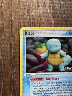 Pokemon TCG Ditto (Squirtle) 64/113 Delta Species Reverse Holo Rare 2005 LP - Image 3