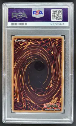 2024 Yu-Gi-Oh! Dark Magician Girl Stainless Steel Card PSA 8 PT - Image 2