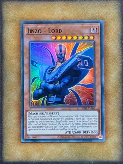 Yugioh Jinzo - Lord LODT-EN007 Super Rare 2024 Print NM - Image 1