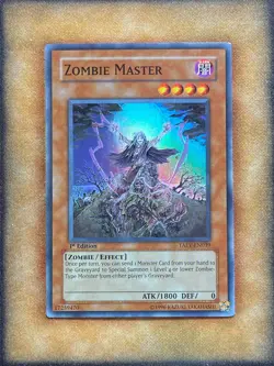 Yugioh Zombie Master TAEV-EN039 Super Rare 1st Ed LP - Image 1