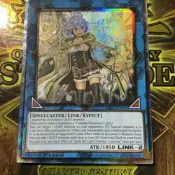 Yugioh Lyna The Light Charmer, Lustrous Prismatic Collectors Rare RA04-EN081 - Image 3