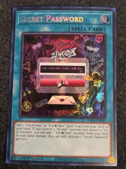 Yugioh - Secret Password RA04-EN095 Secret Rare 1st Ed NM - Image 1