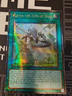 Wishes For Eyes Of Blue QCR Rare (Quarter Century Secret Rare) SDWD-EN042 - Image 1
