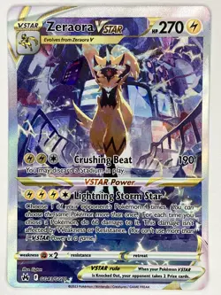 Zeraora Vstar NM GG43/GG70 Crown Zenith Galarian Gallery Pokemon TCG Holo - Image 1