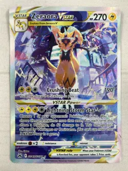 Zeraora VSTAR GG43/GG70 Crown Zenith: Galarian Gallery Holo Pokemon TCG NM - Image 1