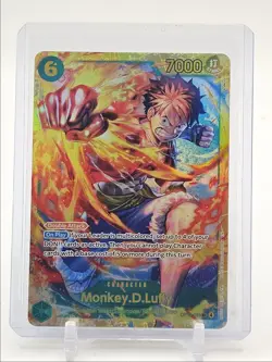 MONKEY D. LUFFY 2025 ONE PIECE CARRYING WILL SECRET RARE #OP13-118 Q0646 - Image 1