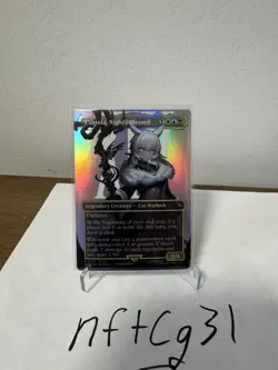 Y'shtola, Night's Blessed (Borderless) Commander: Final Fantasy Foil MTG, NM - Image 1