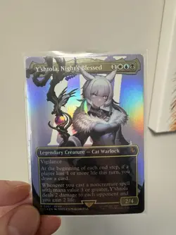Y'shtola, Night's Blessed (Borderless) Commander: Final Fantasy Foil MTG, NM - Image 2