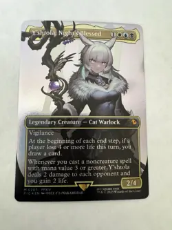 Y'shtola, Night's Blessed (Borderless) Commander: Final Fantasy Foil MTG, NM - Image 3