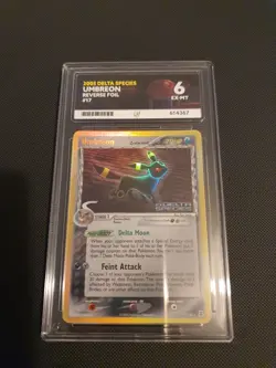 Pokemon Umbreon Reverse Holo EX Delta Species 17/113 Stamped - Image 1