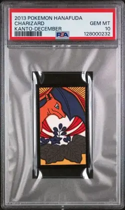 PSA 10 GEM MINT 2013 POKEMON HANAFUDA KANTO CHARIZARD KANTO-DECEMBER - Image 1