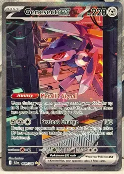 Genesect ex Special Illustration Rare 169/086 SV: Black Bolt NM/M Pokemon TCG - Image 1