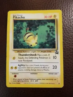 Pikachu - Black Star Promo #27 “Bumblebee” - Vintage 1999 WOTC Pokemon Card - Image 1