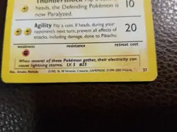 Pikachu - Black Star Promo #27 “Bumblebee” - Vintage 1999 WOTC Pokemon Card - Image 4
