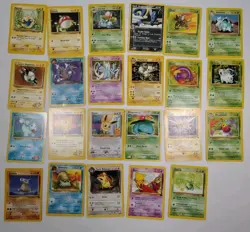 Pokemon Card Vintage Lot, Gym Challenge, Wotc, Mewtwo 29/110, Pikachu, Gyrados - Image 1