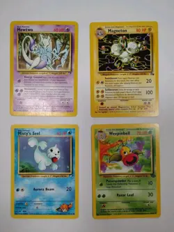 Pokemon Card Vintage Lot, Gym Challenge, Wotc, Mewtwo 29/110, Pikachu, Gyrados - Image 4