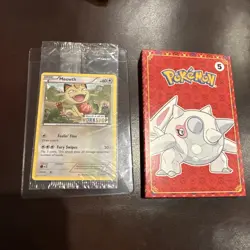 Build a Bear Pokemon TCG Card Meowth Promo Trading SEALED NEW + bonus McDo pack - Image 1