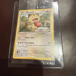 Build a Bear Pokemon TCG Card Meowth Promo Trading SEALED NEW + bonus McDo pack - Image 2
