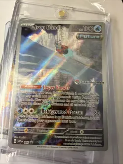 Pokemon TCG Iron Bundle ETB Promo Black Star Card 066/071 Pokemon Center Sealed - Image 1