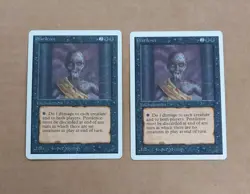 MTG 2x Pestilence Unlimited OLD SCHOOL Pauper Magic the Gathering Card NM EX - Image 1