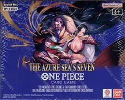(1) 2025 Azure Sea's Seven One Piece Booster Box Trading Card Game Sealed - Image 1