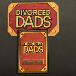 Divorced Dads Court of Chaos Gout - Beast Card HOLO V1 MISPRINT - Image 2