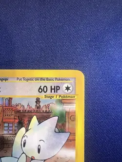 Togetic 39/147 Aquapolis Non-Holo 2002 WOTC Vintage E-Reader Pokemon Card - Image 3