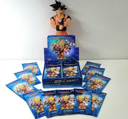 Dragon Ball Super card game Premium Blue Chrome edition Booster PACK - Image 1