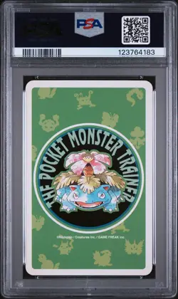 1996 POKEMON GREEN VERSION PLAYING CARDS 10 OF CLUBS #142A AERODACTYL PSA 9 - Image 2