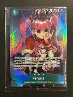 Perona (Illustration Box Vol.4) OP09-034 One Piece Foil - SEALED Promo Card NM - Image 1