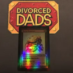 Divorced Dads Court of Chaos Bacon Sandwich - Beast Card HOLO V1 MISPRINT - Image 1