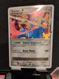 TCG Zacian LV. X SWSH135 SWSH: Sword & Shield Promo Cards Holo - Image 1