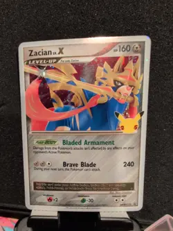 TCG Zacian LV. X SWSH135 SWSH: Sword & Shield Promo Cards Holo - Image 2