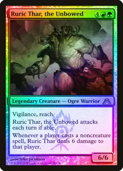 Ruric Thar, the Unbowed FOIL Dragon's Maze PLD Red Green Rare CARD ABUGames - Image 1