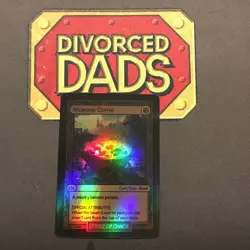 Divorced Dads Court of Chaos Morning Coffee - Beast Card HOLO V1 MISPRINT - Image 1