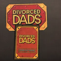 Divorced Dads Court of Chaos Morning Coffee - Beast Card HOLO V1 MISPRINT - Image 2