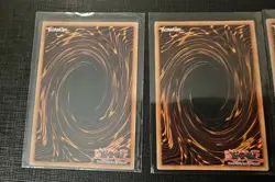Egyptian God Cards Set Obelisk Slifer Winged Ra YuGiOh RA03 Platinum Secret LP+ - Image 3
