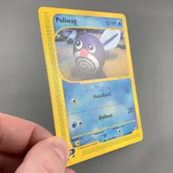 Poliwag 125/165 Expedition Regular Common Pokemon Card 2002 Engl. LP Light Play - Image 3