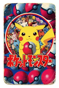 1998 Vintage Kabutops/Omanyte 9 of Hearts Pokemon Televi-kun Poker Playing Card - Image 3