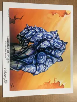 MTG Magic: The Gathering - GAUNTLET OF MIGHT - 30th Artist Proof & Print - NM - Image 3