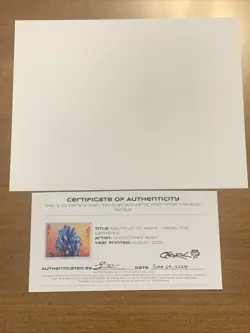 MTG Magic: The Gathering - GAUNTLET OF MIGHT - 30th Artist Proof & Print - NM - Image 4