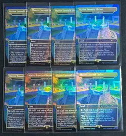 Magic the Gathering MTG Sonic Secret Lair Master Emerald Shrine Rainbow Foil SP - Image 1