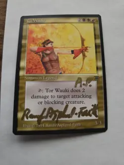 Tor Wauki ARTIST PROOF Randy Asplund-Faith Legends Magic the Gathering - Image 1
