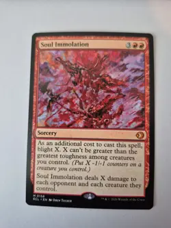 1x Soul Immolation Mythic MTG Lorwyn Eclipsed 156 NM x1 - Image 1