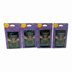4x MTG Streets Of New Capenna Sleeved Set Booster Packs New Sealed - Image 2