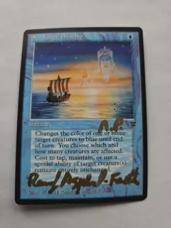 Sea Kings Blessing ARTIST PROOF Randy Asplund-Faith Legends Magic the Gathering - Image 1